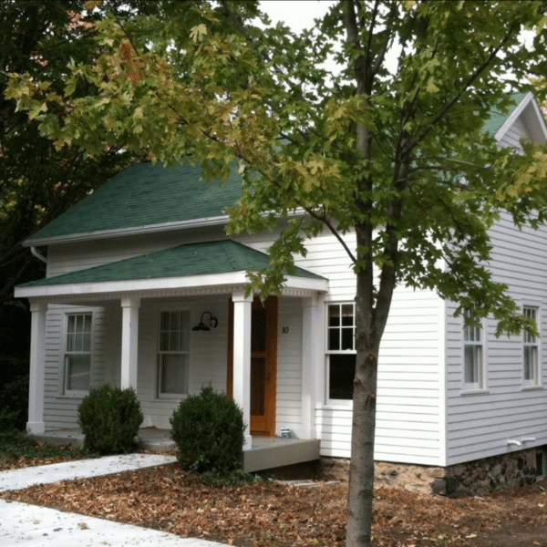 2012 award winner for restoration - Mill Worker House in Douglas Floyd Fleming, Owner Mark Newhof,