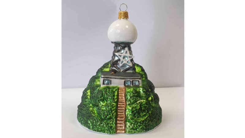 Mount Baldhead Christmas ornament